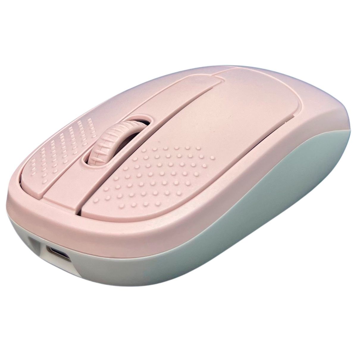 MOTOMO - Mouse Inalambrico Dual USB/Bluetooth Recargable 1200dpi Rosa