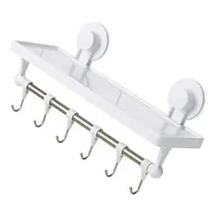 OEM - Repisa De Pared Organizador De Baño Colgante Con Colgadores