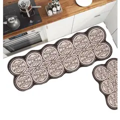 OEM - Set 2 Alfombra Hogar Limpiapiés Antideslizante 118x38cm M1