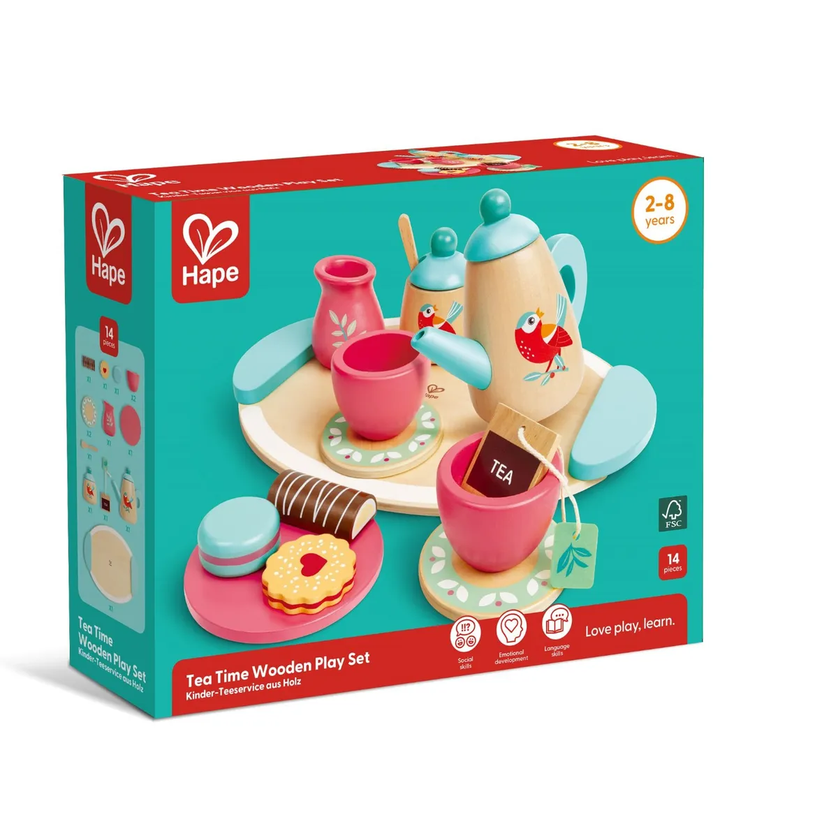 HAPE - Set de te de madera