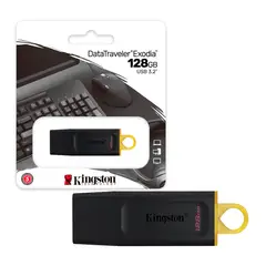 KINGSTON - Pendrive USB 3.2 128GB DataTraveler Exodia 100MB/s