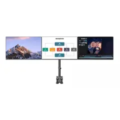 MUNDO MAGIA - Soporte 3 Monitores Gamer Articulado - 13 A 32 Universal