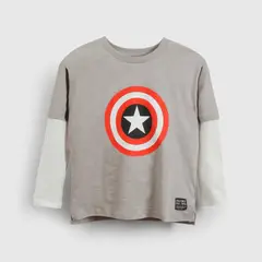 COLLOKY - Polera Niño Gris 56050 Colloky_.
