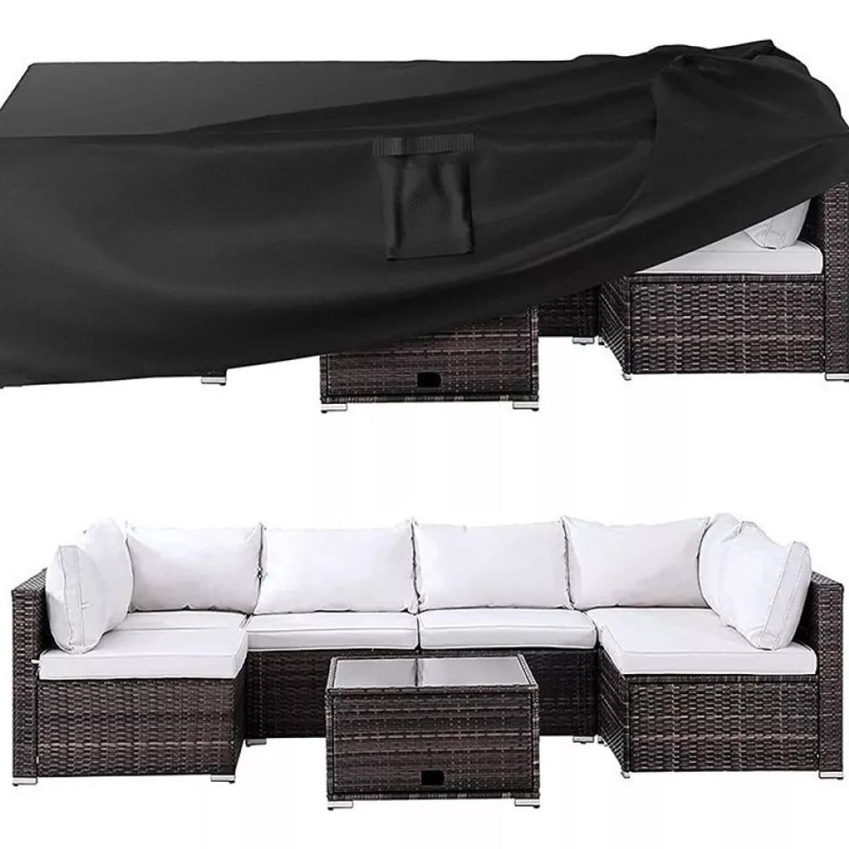 MUNDO MAGIA - Funda Impermeable Para Muebles De Jardín O Patio 250×200×80