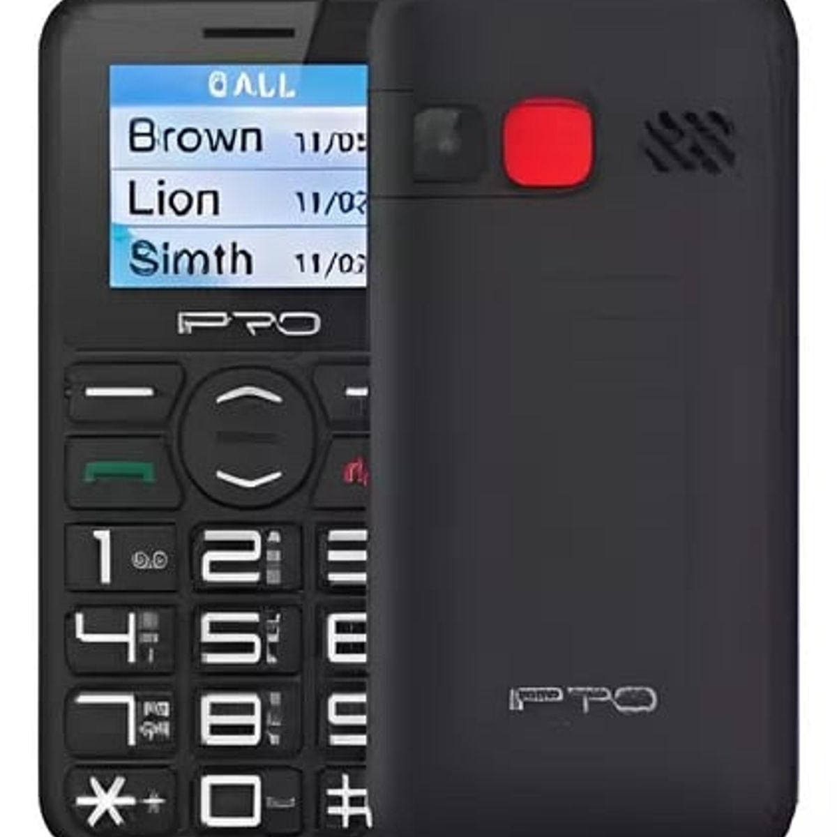 GENERICO - Teléfono Celular Senior Adulto Mayor IPRO 4G 3ra edad Dualsim