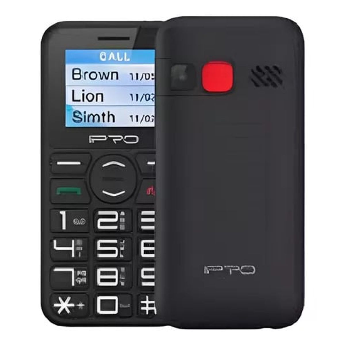 GENERICO - Teléfono Celular Senior Adulto Mayor IPRO 4G 3ra edad Dualsim