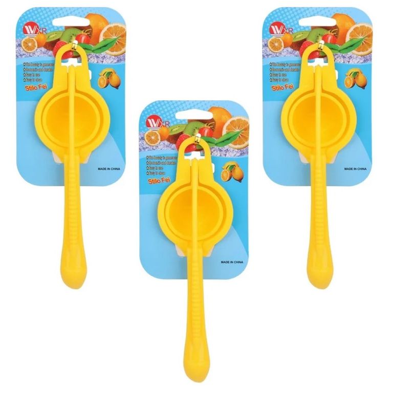 3 Exprimidores Manual De Limones Naranjas Limon Doble Mango