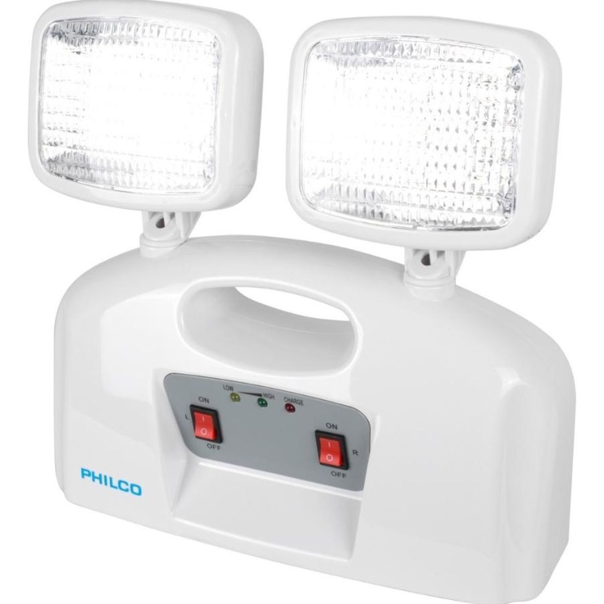 PHILCO - LAMPARA DE EMERGENCIA LED 2 FOCOS PHILCO