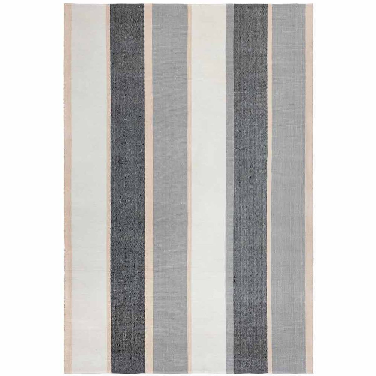 RUGS CL - Alfombra Rugscl Lavable Stripes Gris 300x300 cm 8076TI
