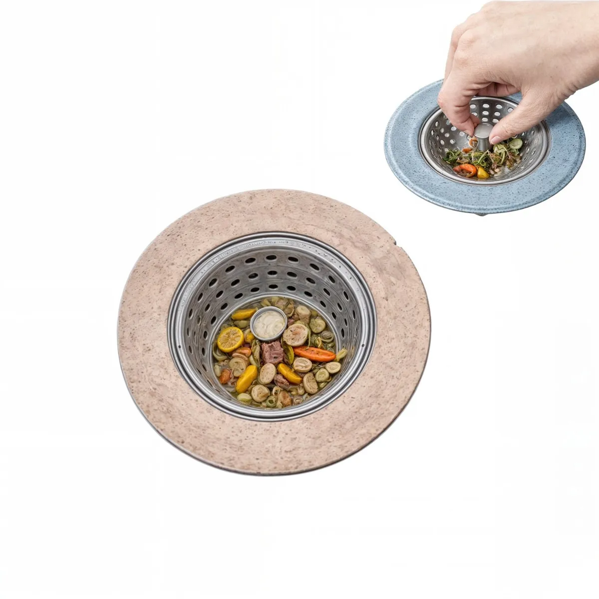 GENERICO - tapon filtro desague ducha tapon desague lavaplatos filtro