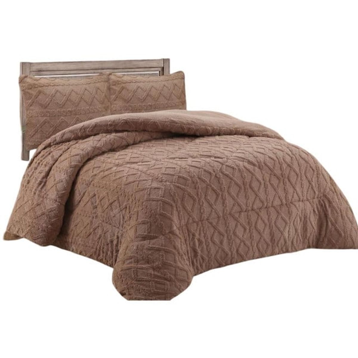 GENERICO - COBERTOR DE INVIERNO 2 PLAZA CON CHIPORRO