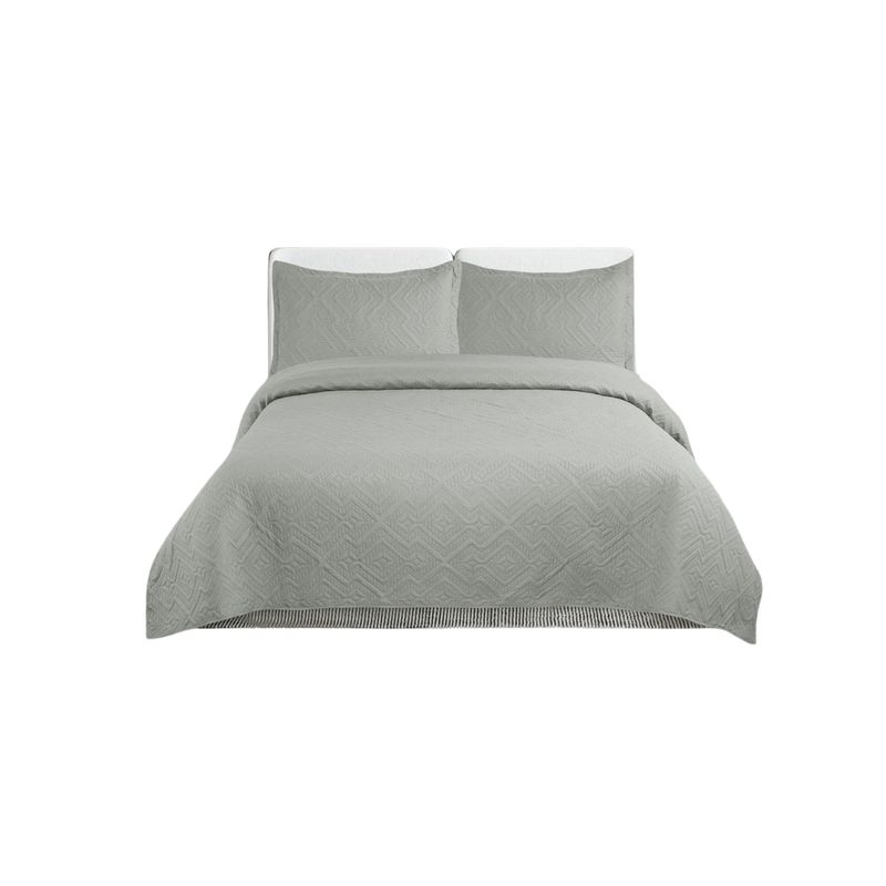 GENERICO - Cubrecama De Verano Delgado Quilt 2 Plazas Unicolor