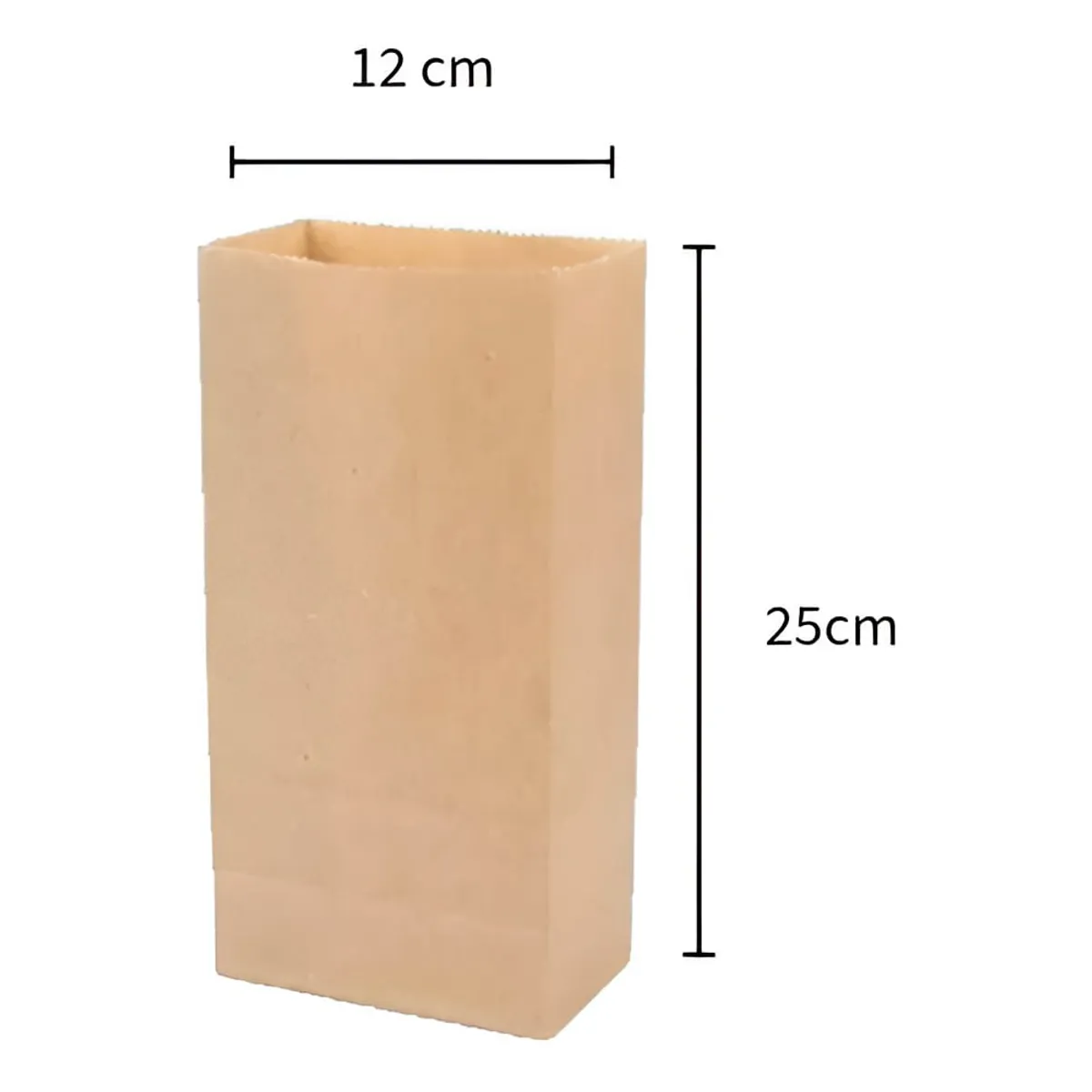 OEM - Smart Bags 1000 Saquito Kraft 12x25 Cm - Pack 10