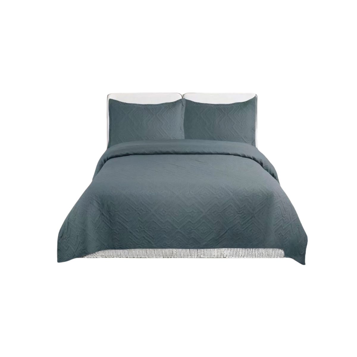 GENERICO - Cubrecama De Verano Delgado Quilt 2 Plazas Unicolor