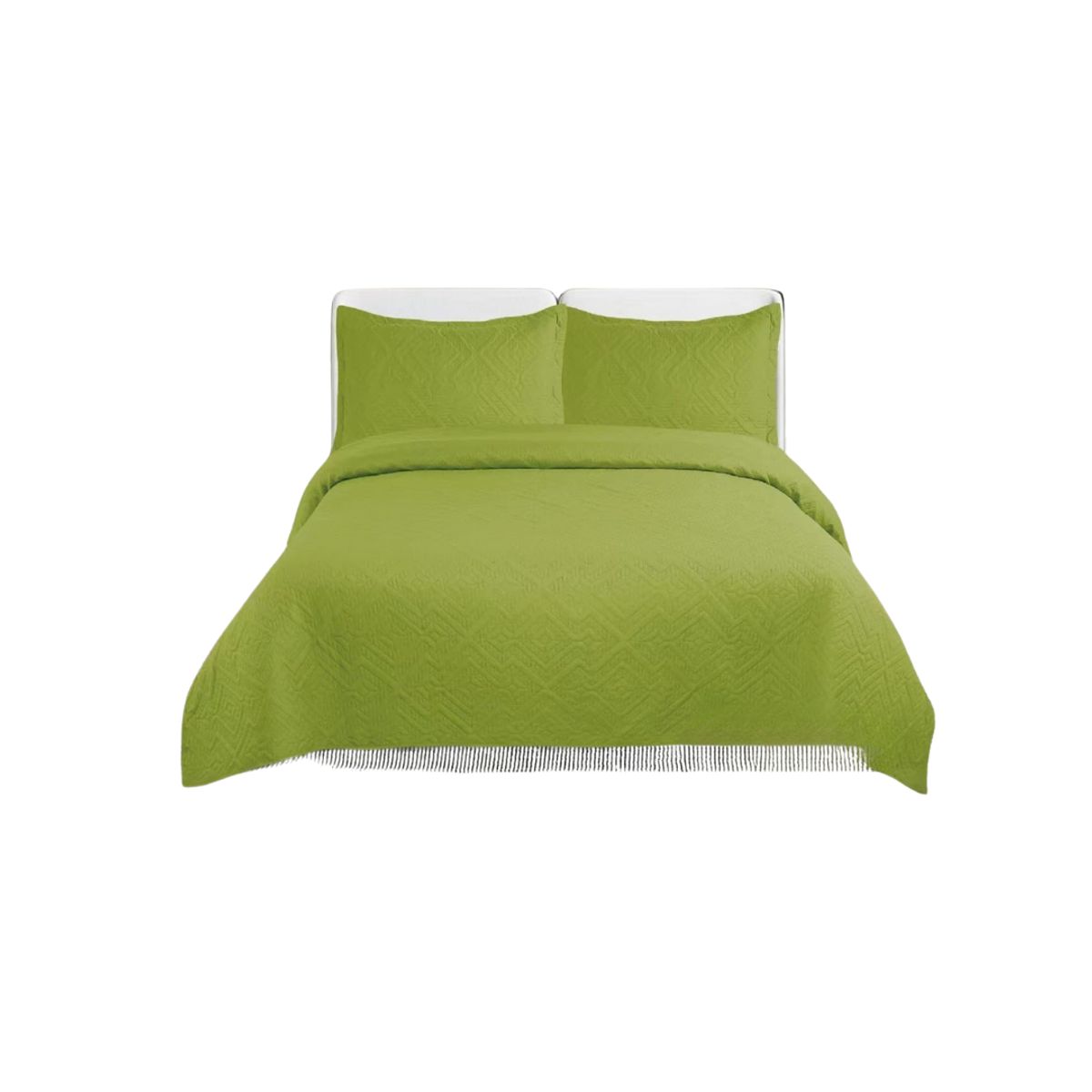 GENERICO - Cubrecama De Verano Delgado Quilt 2 Plazas Unicolor