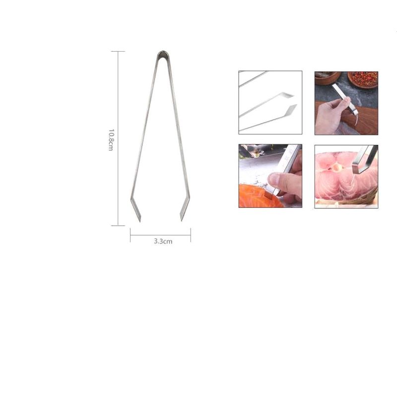 GENERICO - Set 3Pinza Quita Espina de Pescado