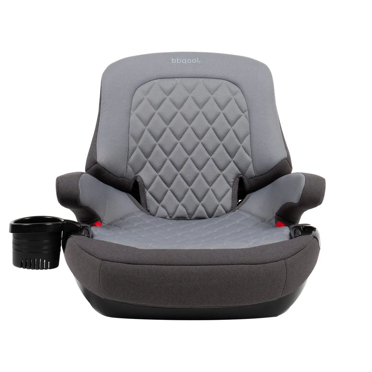 BBQOOL - Silla de Auto Alzador Upper Isofix Grey