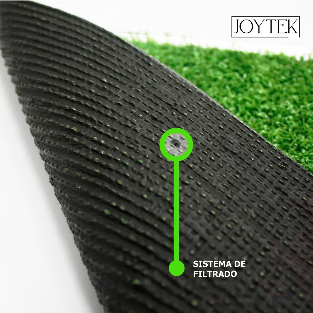 JOYTEK - Pasto Sintético Joytek de 10mm 2x3mt 6 m2 UV