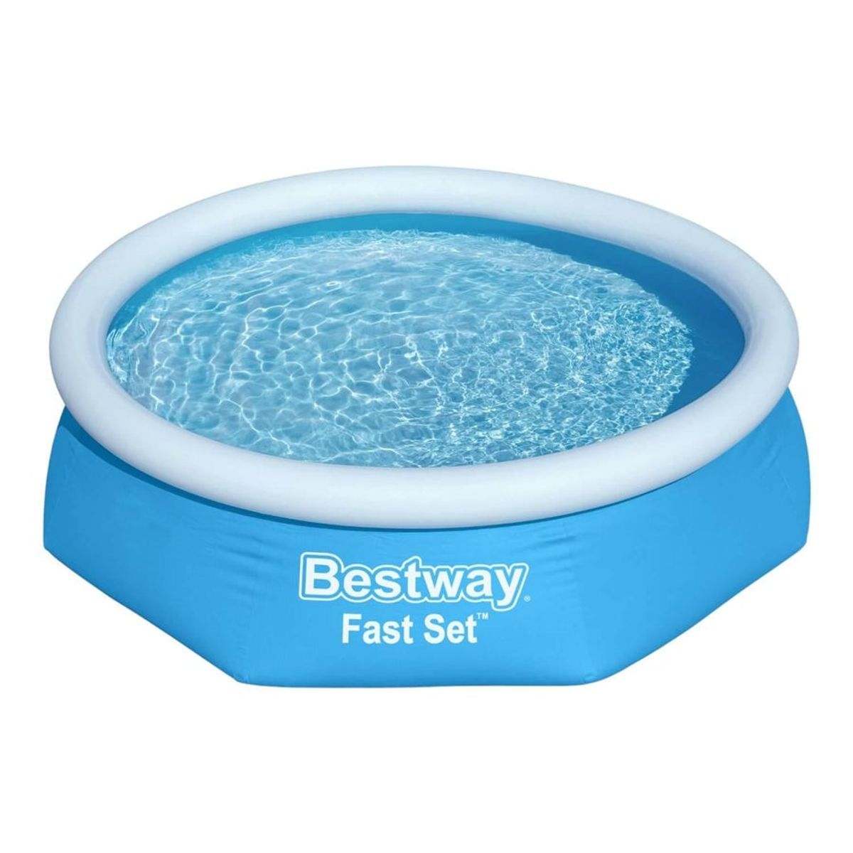 BESTWAY - Bestway Piscina Redonda Fácil Armado con Filtro 244x61cm Azul