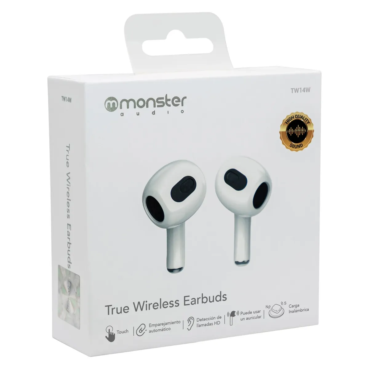 MONSTER AUDIO - TW14W AUDIFONO MONSTER TRUE WIRELESS BLANCO