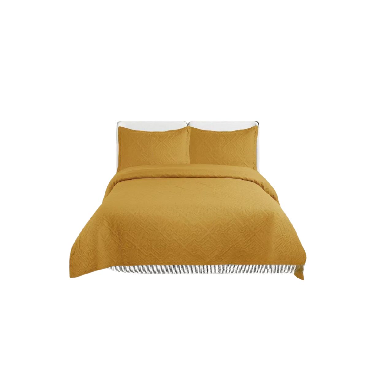 GENERICO - Cubrecama De Verano Delgado Quilt King Unicolor