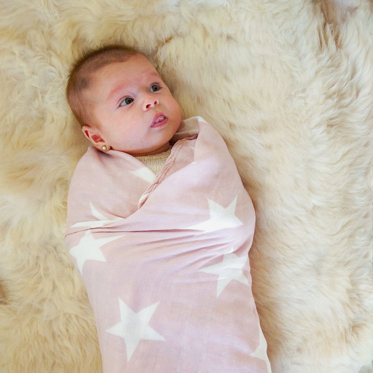 KOSLEEPING - Kosleeping Manta Swaddle de Bambú ROSADA