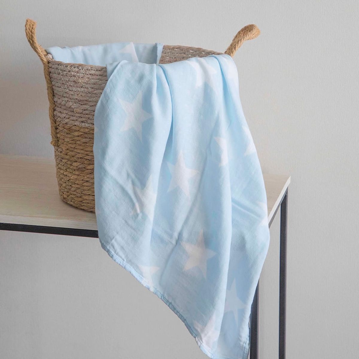 KOSLEEPING - Kosleeping Manta Swaddle de Bambú AZUL