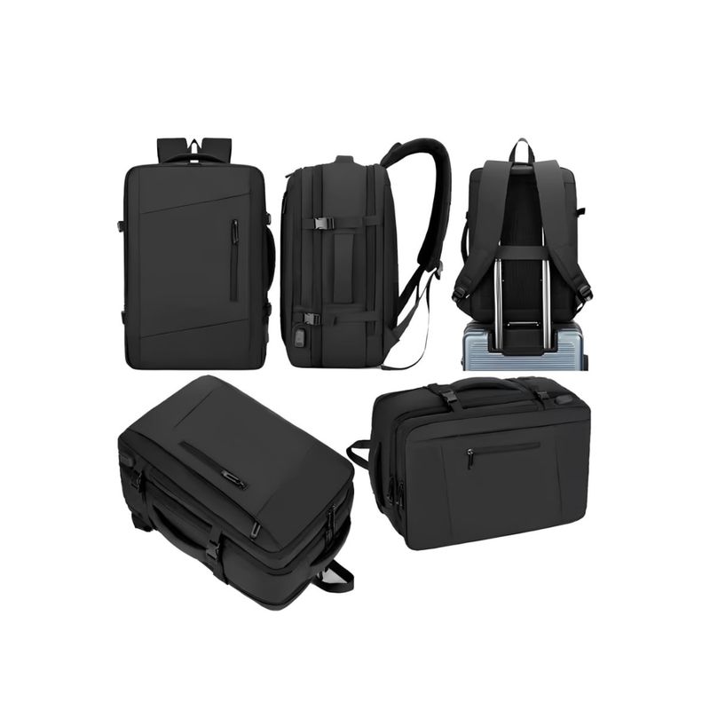 GENERICO - Mochila De Viaje Avión Multifuncional Gran Capacidad 35 Lts
