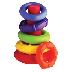 PLAYGRO - Argollas De Encaje Torre de Apilar y Ordenar
