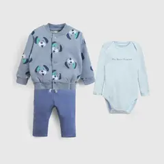 COLLOKY - Set Polerón/Body Niño Celeste 56056