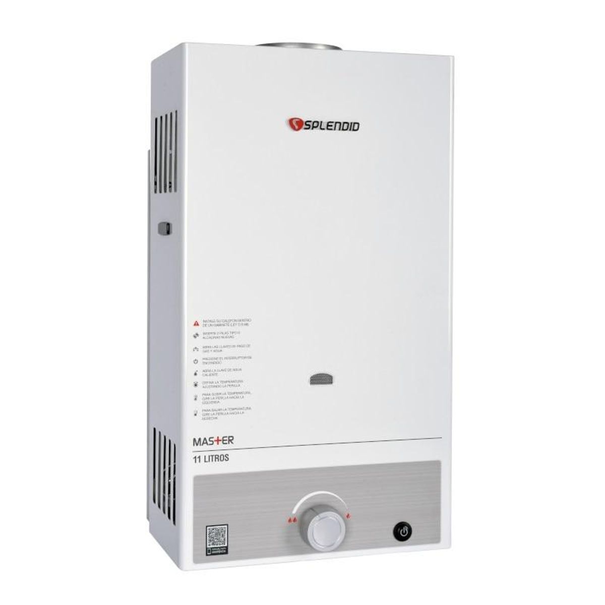 SPLENDID - Calefont Splendid Master Tiro Natural 11 Litros Gas Licuado