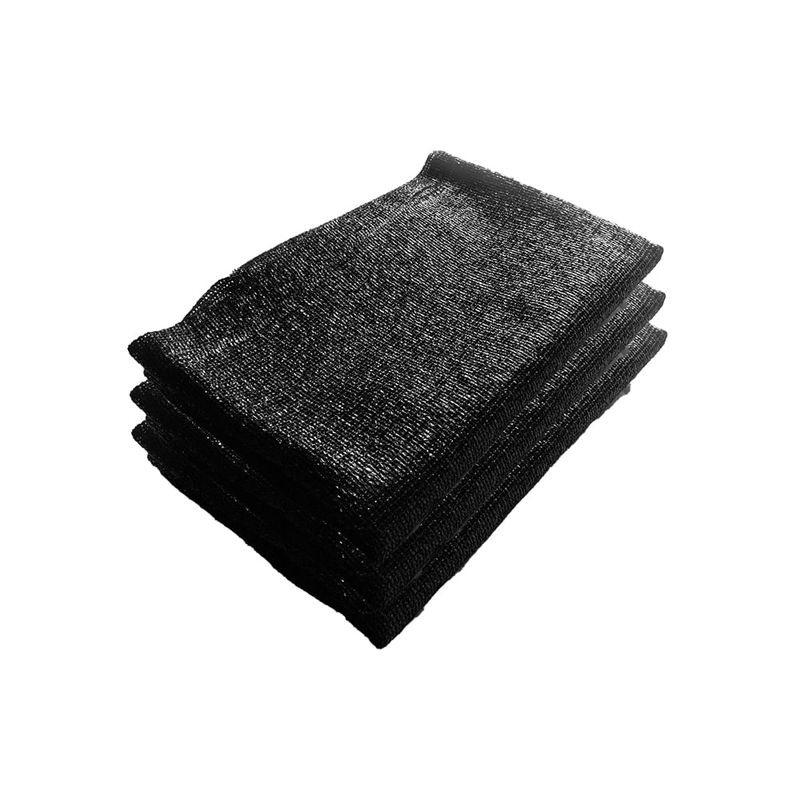QRUBBER - Malla Raschel Negra 4,2 x 100 Mts. Sombra 65% - Qrubber