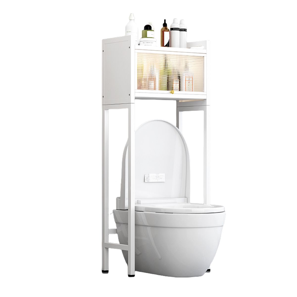 GENERICO - Repisa Para Baño Organizador Metalico Portatil Estantes