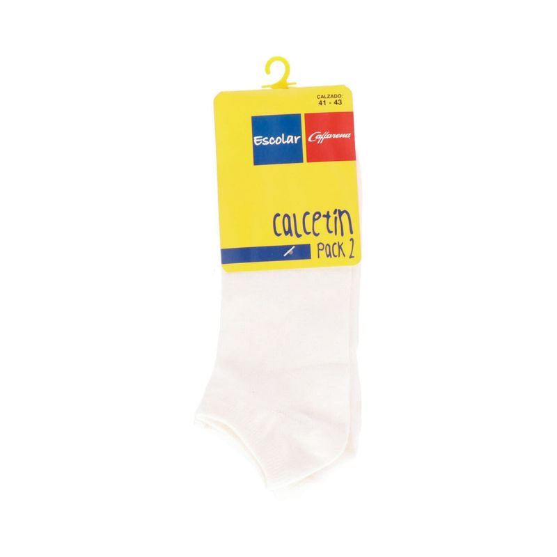 CAFFARENA - Calcetín tobillo algodón pack 2 Caffarena