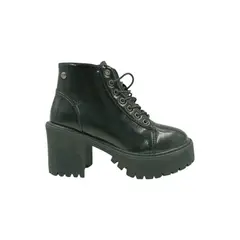PAND G - Botín Negro Plataforma Mujer