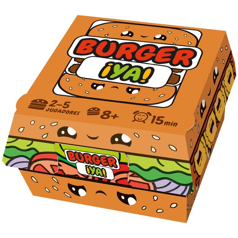 ASMODEE - Burger ¡Ya - Juego de mesa