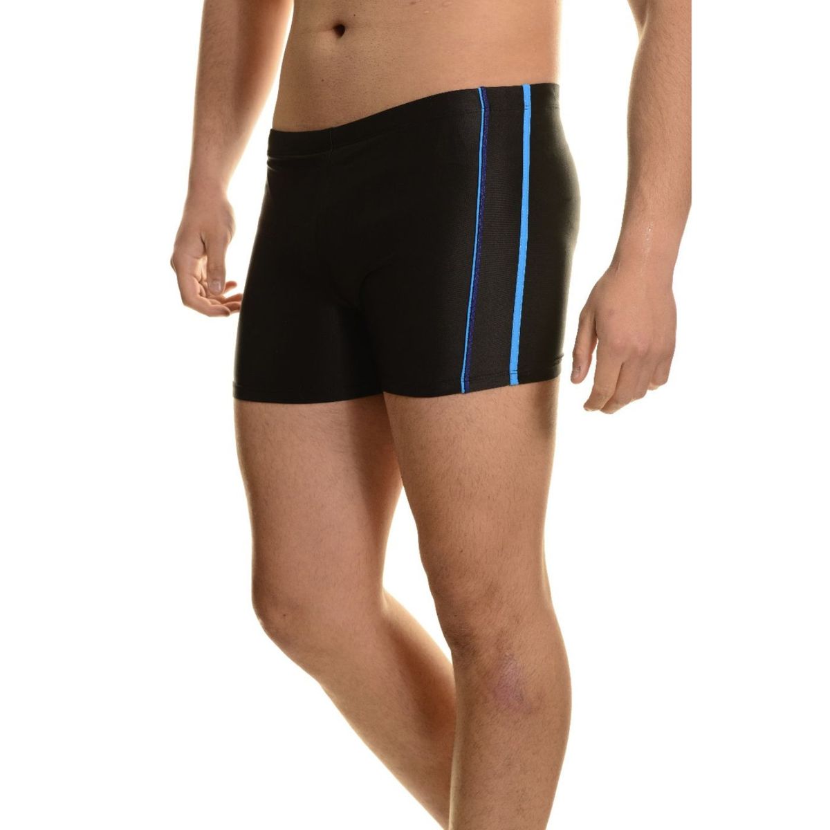 LIKE SHOP - Traje De Baño Lycra Hombre Deportivo Natación Ajustado Brasil 8336