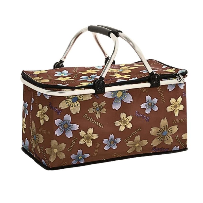 AUCKLAND OUTDOOR - Bolso Termico Plegable Margaritas Cooler Canasta Picnic