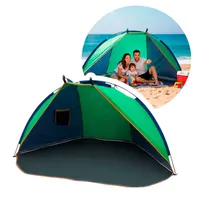 Media Carpa Para Playa Corta Viento Verano 220 x 120cm