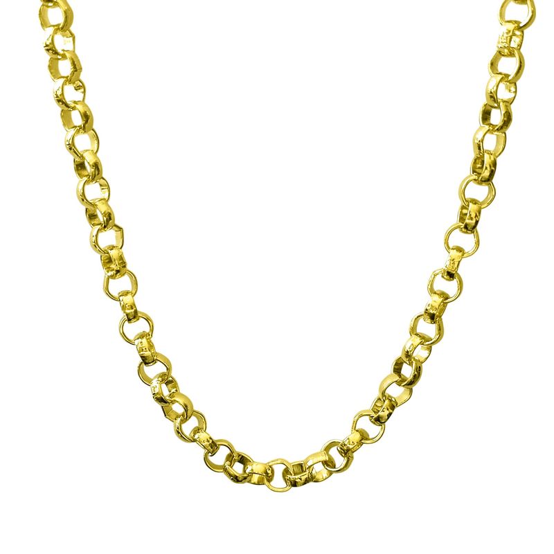 ANDREA COGGIOLA JOYAS - Cadena Rolo Enchapado Oro 18K