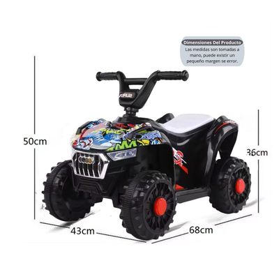 Imagen 2 del producto Cuatrimoto Auto Electrico Infantil Luz Sonido Bateria Yellow