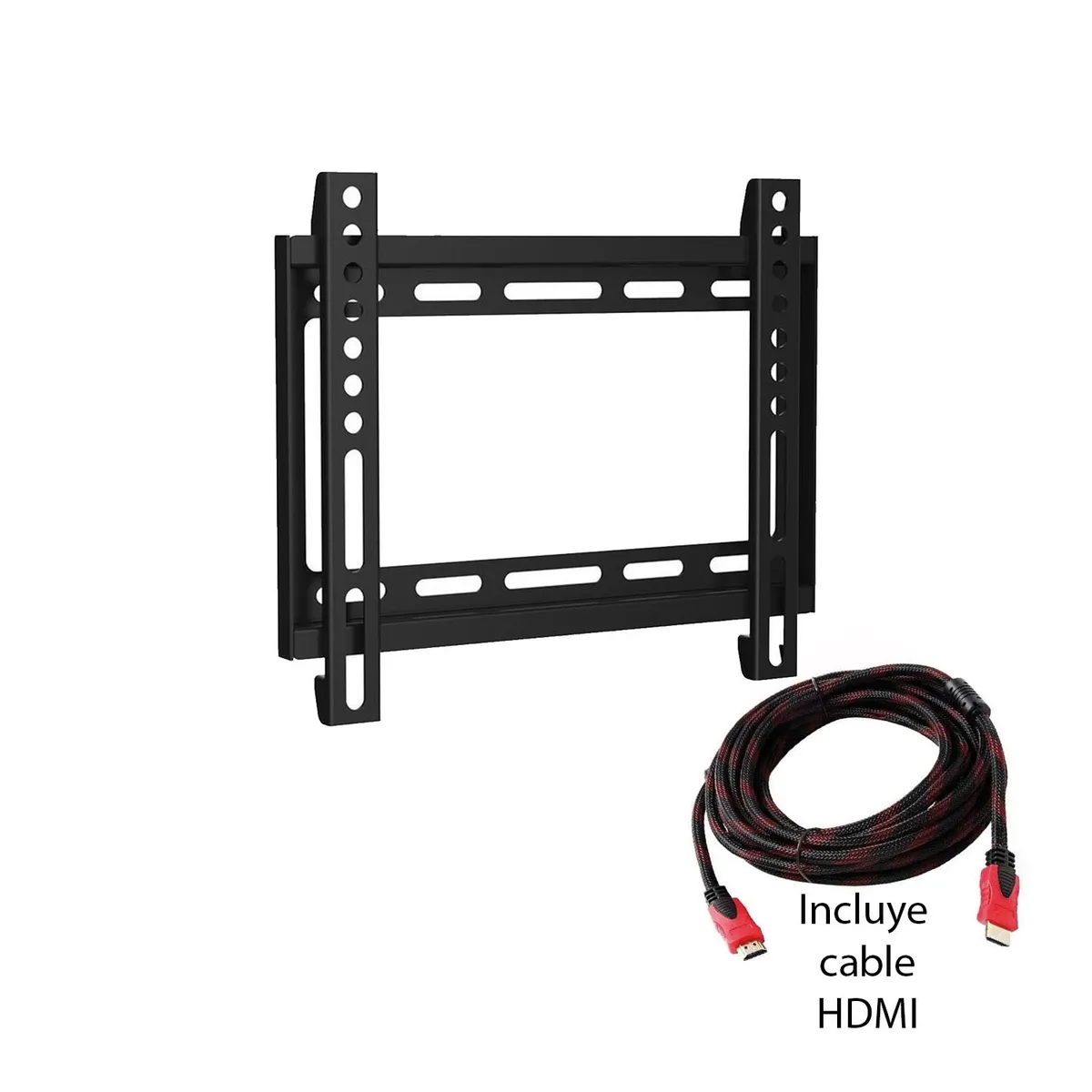 GENERICO - Soporte Fijo TV 42 " Empotrado Y Cable Hdmi Full Hd 1080