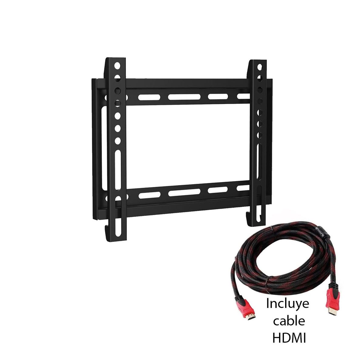 GENERICO - Soporte Fijo TV 42 " Empotrado Y Cable Hdmi Full Hd 1080