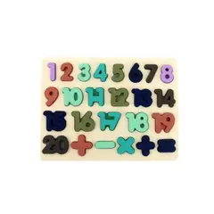 OEM - Tabla 3D Número Juego de Encaje Madera