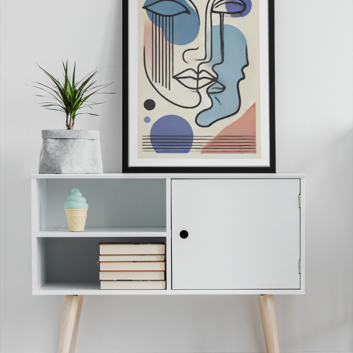 GENERICO - Dualidad de Rostros con Sombras Suaves