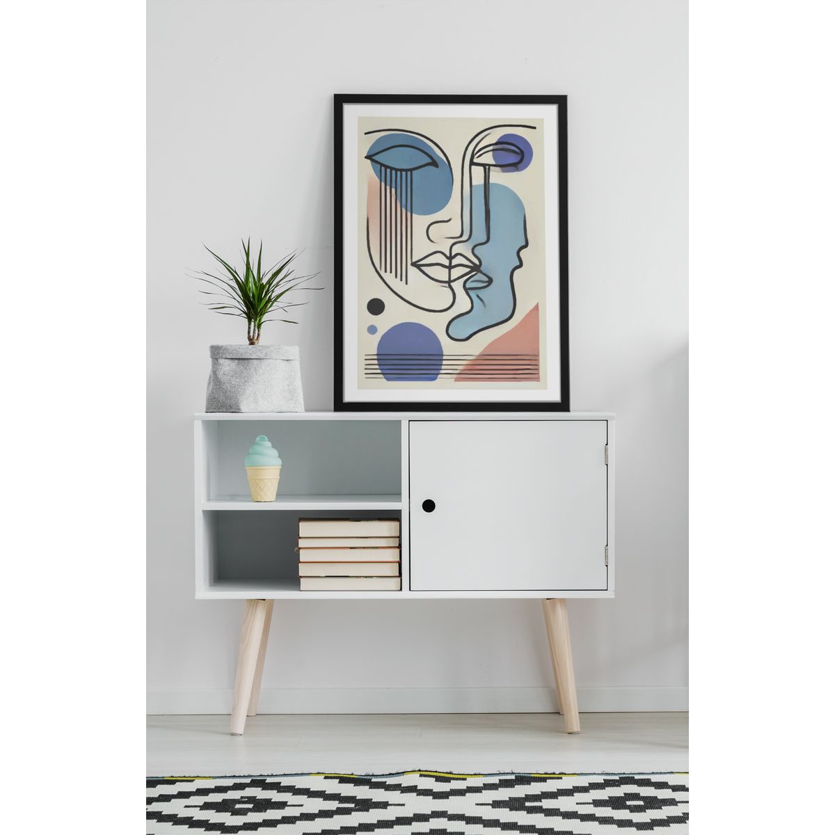 GENERICO - Dualidad de Rostros con Sombras Suaves