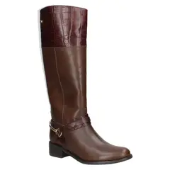 MINGO - Bota Casual Mujer Marrón