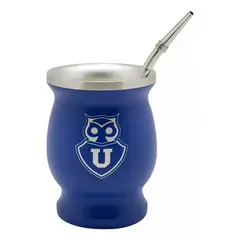 TITANIO - Set Mate Con Bombilla Universidad De Chile Matero 200ml
