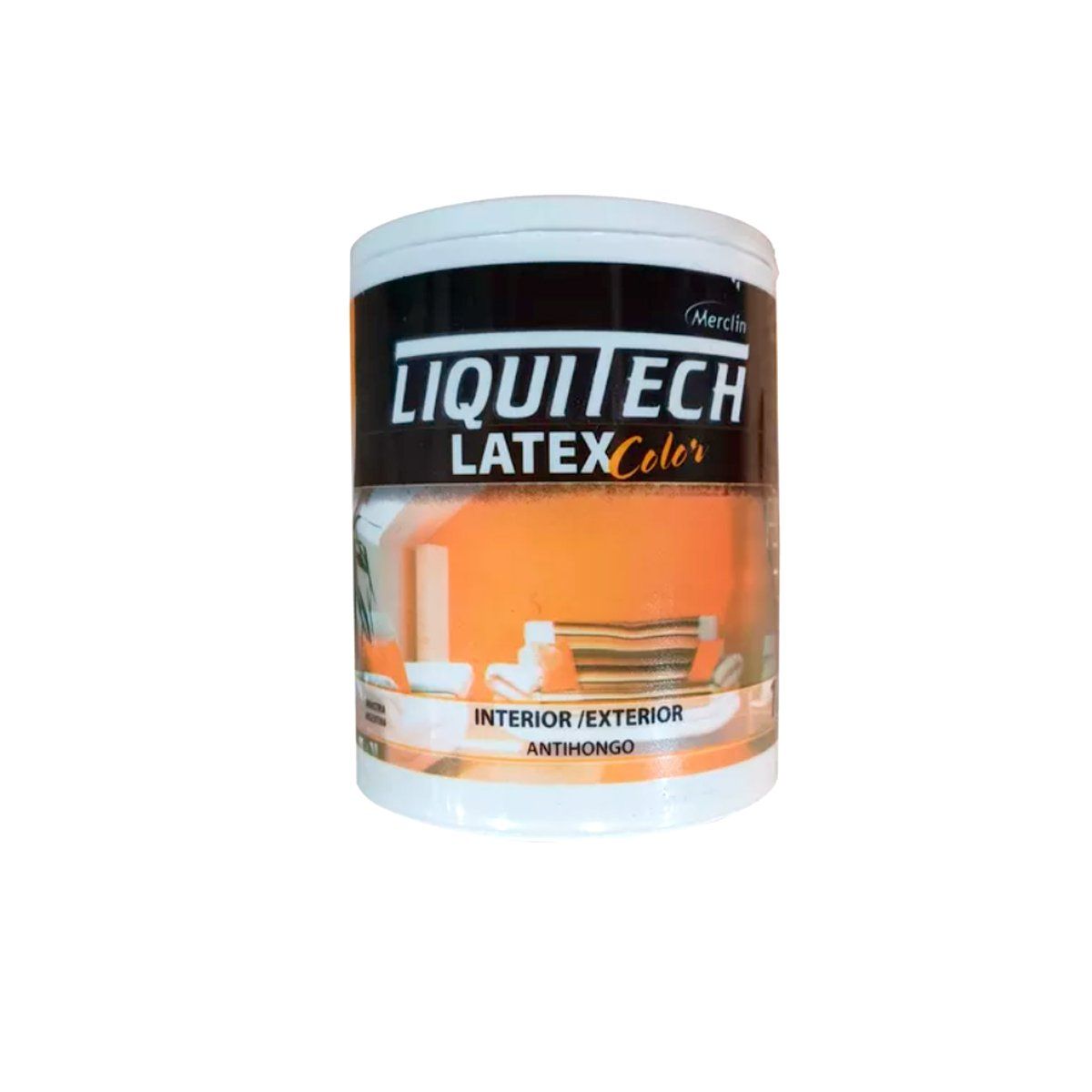 GENERICO - Latex Al Agua Color Int.- Ext. Antihongos Liquitech 1Lts Mate  Blanco.