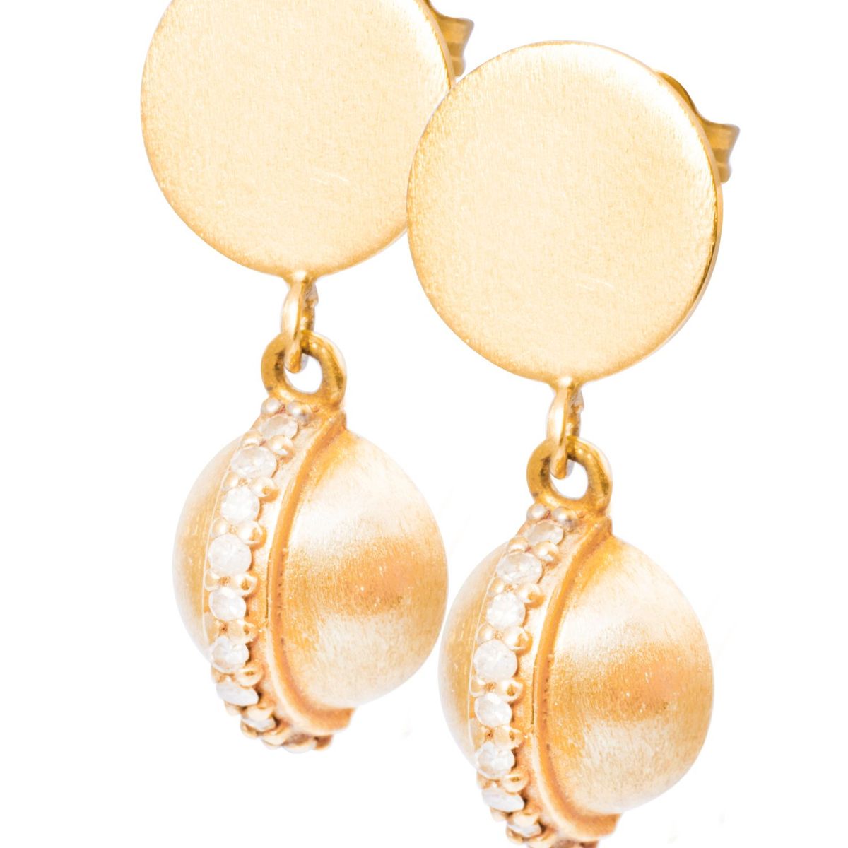 JB JOYAS BARON - Aros Oro Amarillo 18kt Diamantes 20x0,5 Pts